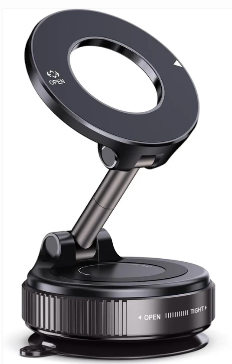 MAGIRUA NanoLock™ — The Phone Mount That Actually Stays / Military-Grade Magnet + Vacuum Seal Base